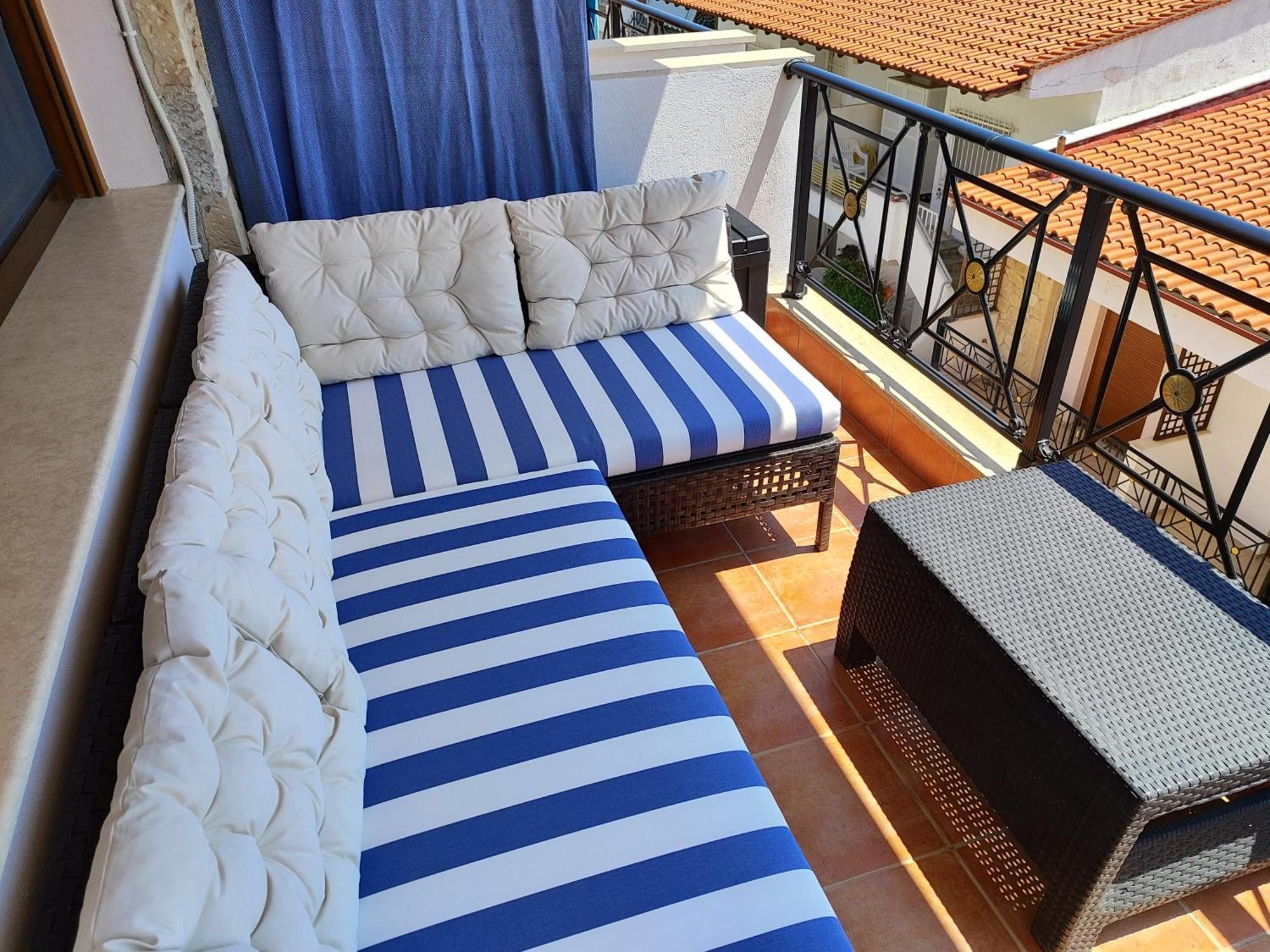 Navy Blue Daire Nea Skioni Dış mekan fotoğraf